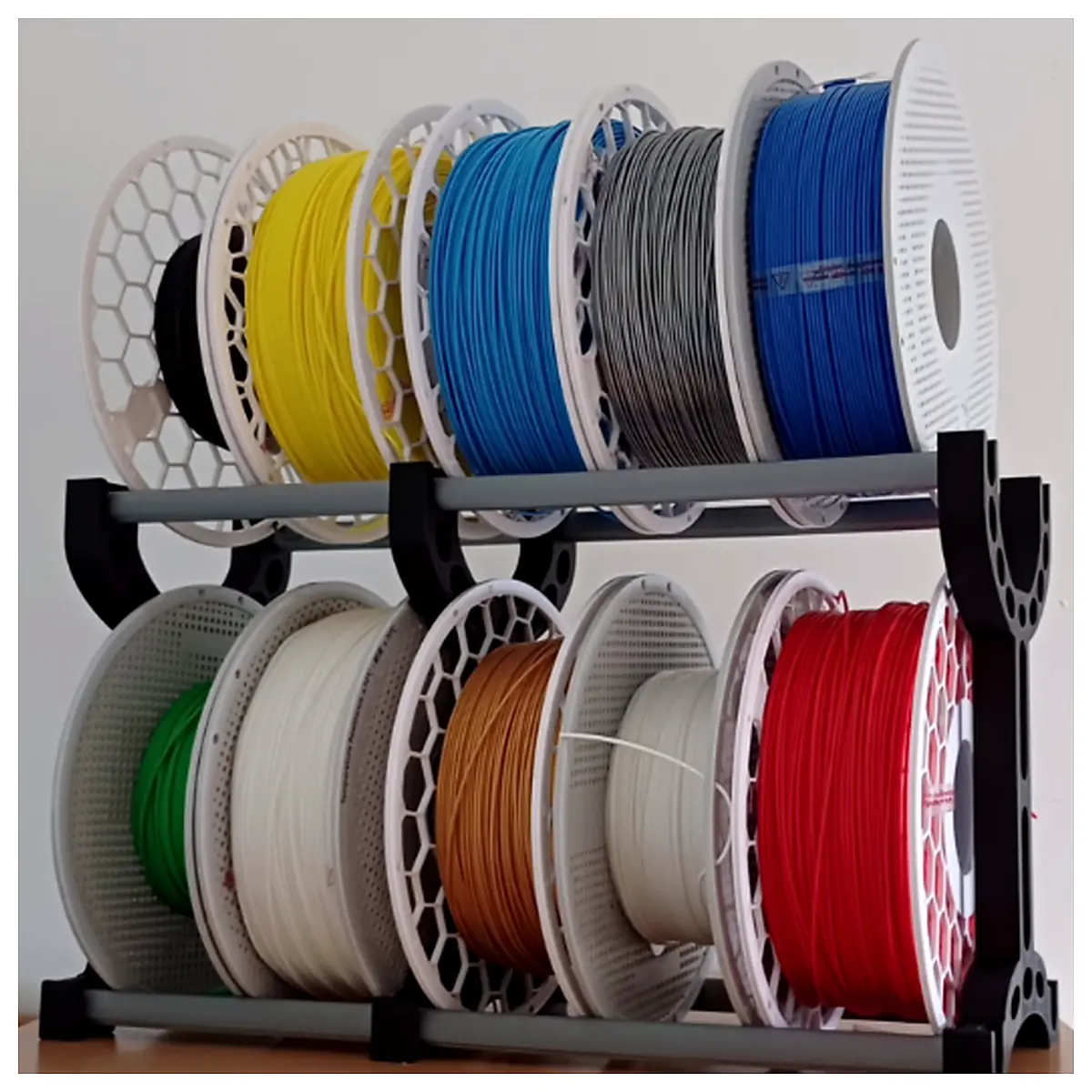 Full Spool Rack Printer Supplies Storage Organizer Spool Reels Accessories