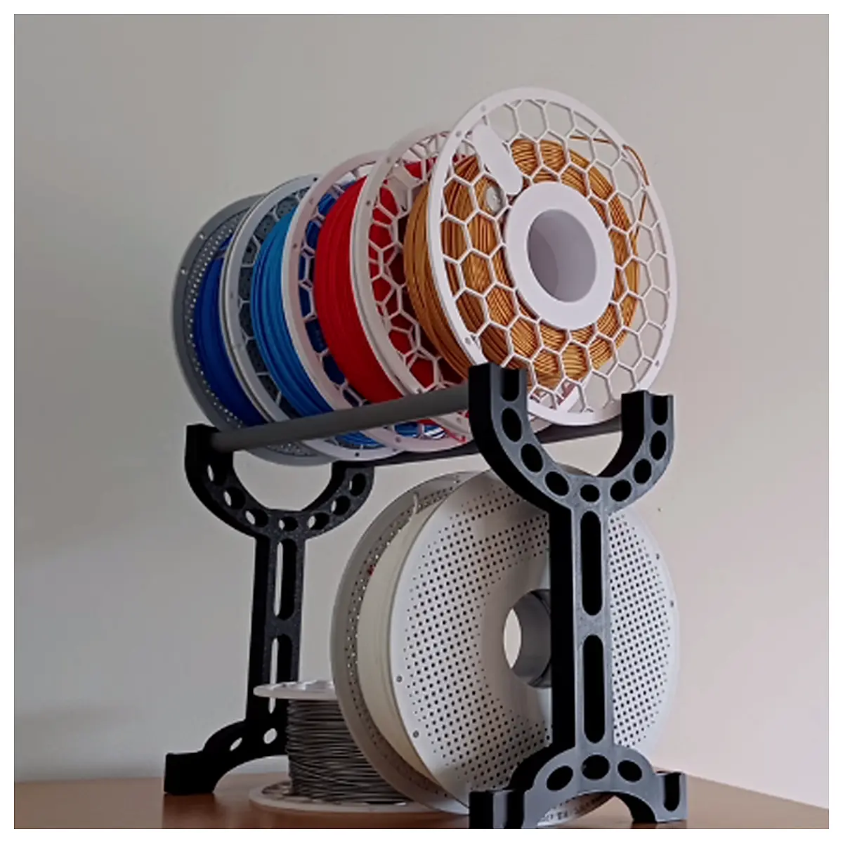 Full Spool Rack Printer Supplies Storage Organizer Spool Reels Accessories