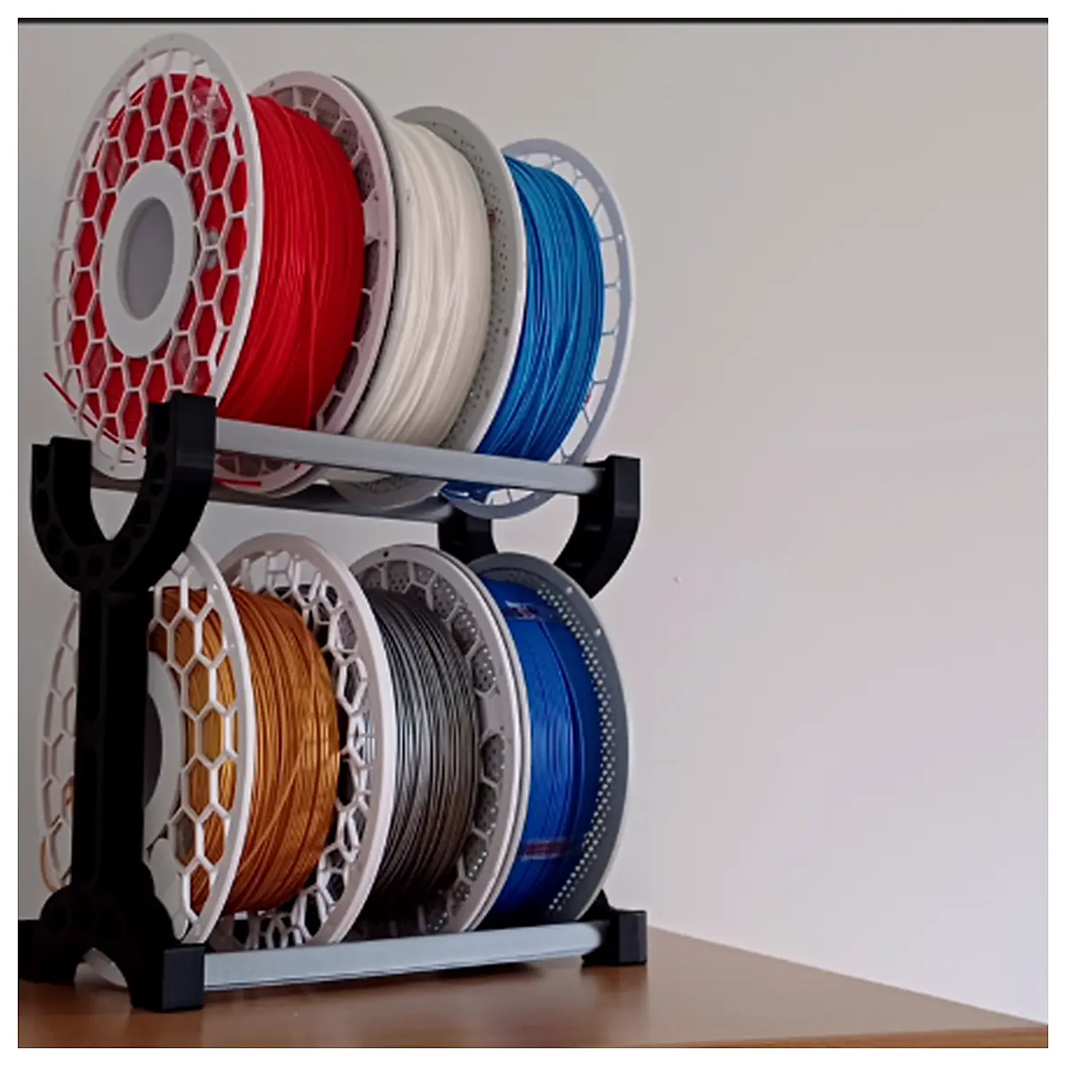 Full Spool Rack Printer Supplies Storage Organizer Spool Reels Accessories