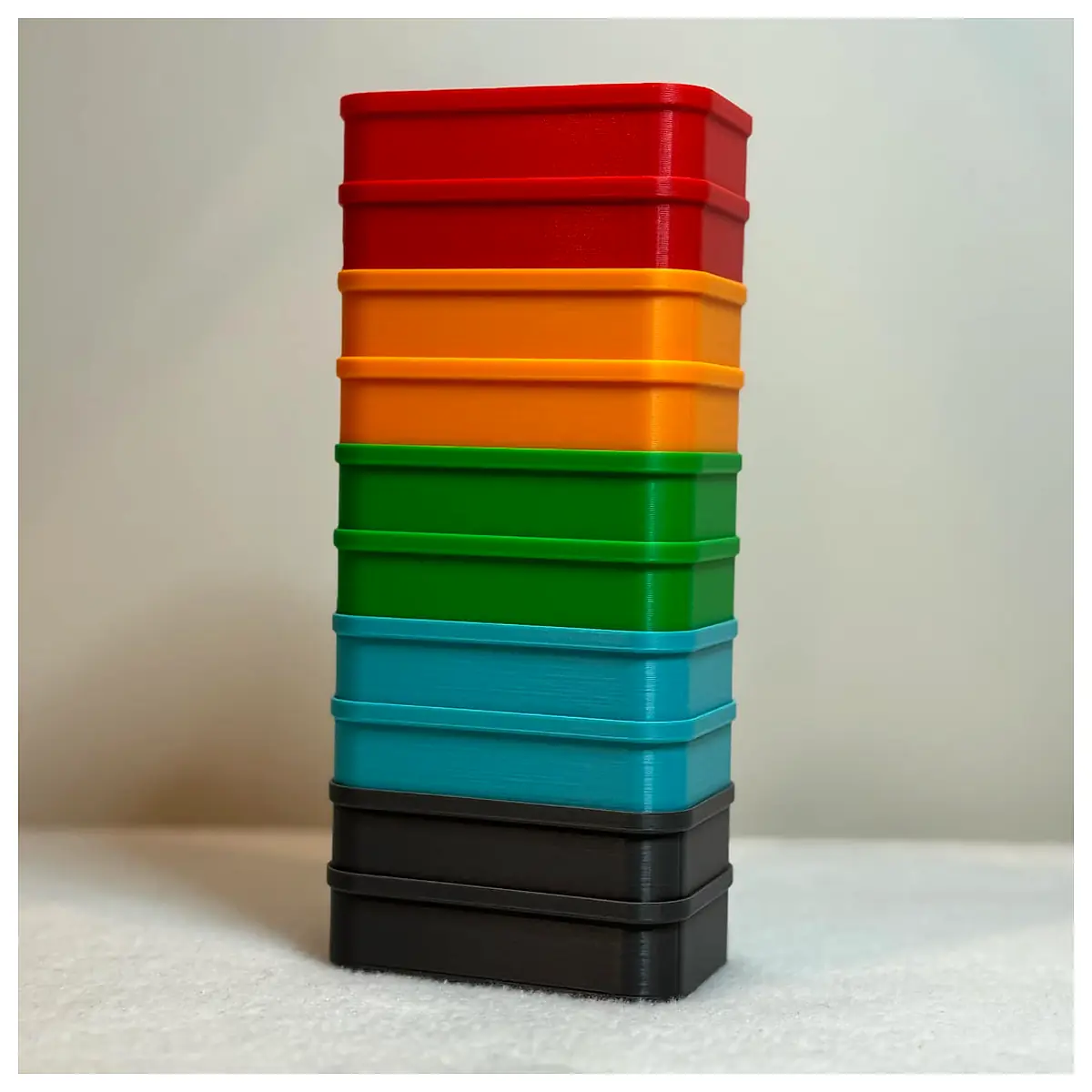 Small Parts Organizer Containers No Supports Component Storage Stackable Boxes Parts Organizer