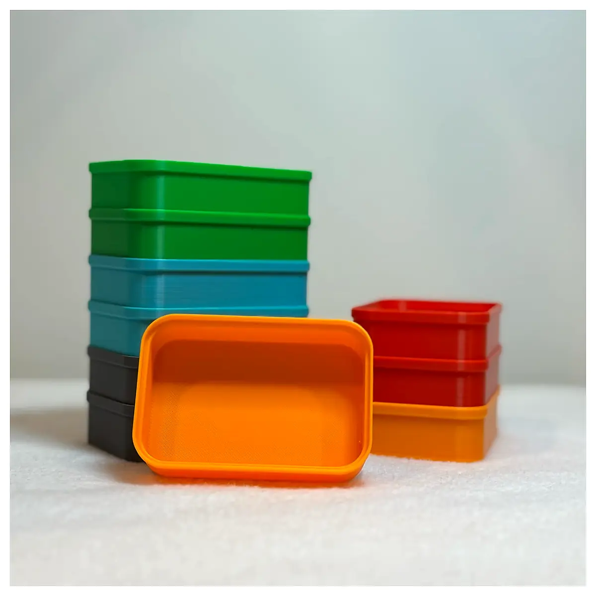 Small Parts Organizer Containers No Supports Component Storage Stackable Boxes Parts Organizer
