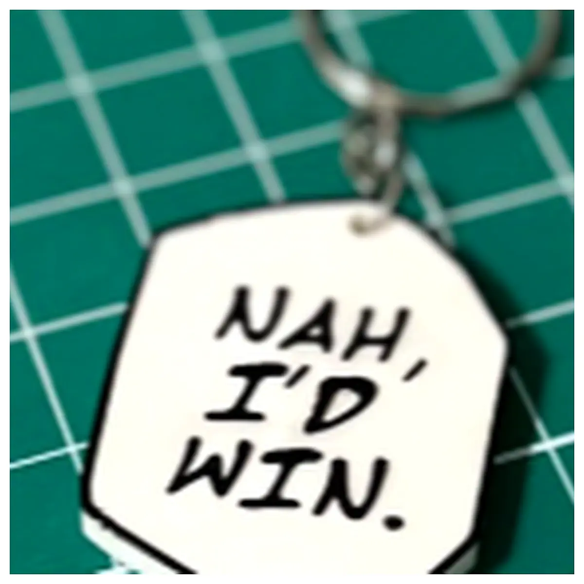 Keychain Determination Will Motivation Strength Sports Gift Idea