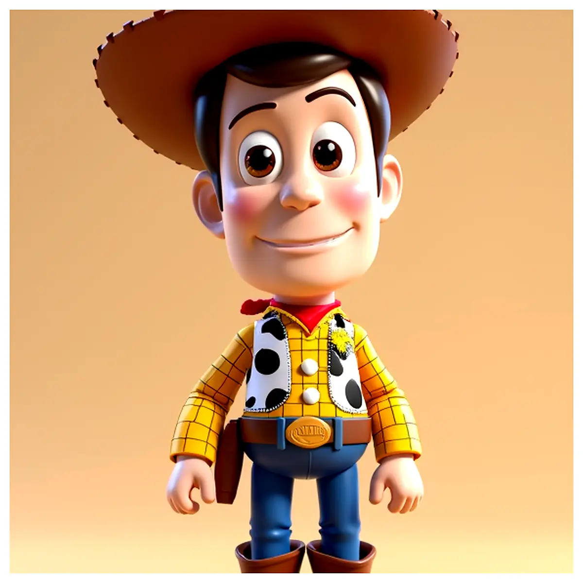 Cowboy Woody Chibi Toy Story Toy Miniature Figure Roleplay Kids Toys Replacement Parts Repair