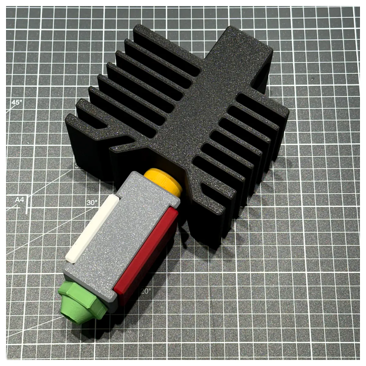 Nozzle Teaching Aid Hotend Accessory Thermal Control Printing Aid Extrusion Optimization 3D Print Parts Compatible with Creality Printing Tool