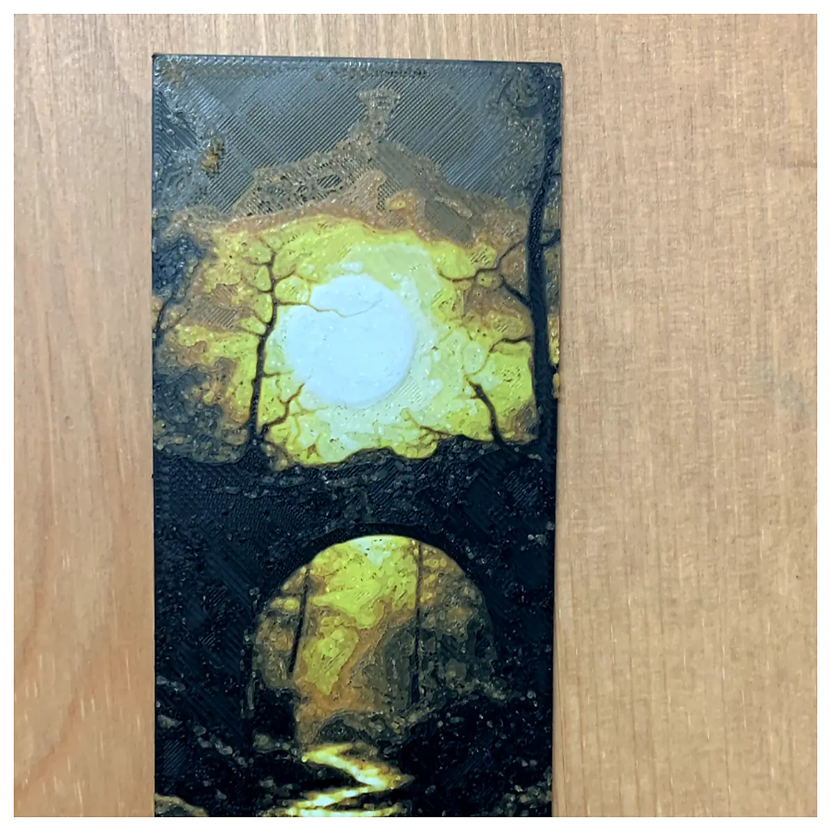Sunset Bookmark Scenic Reading Marker Book Decor Gift Idea Reading Accessories