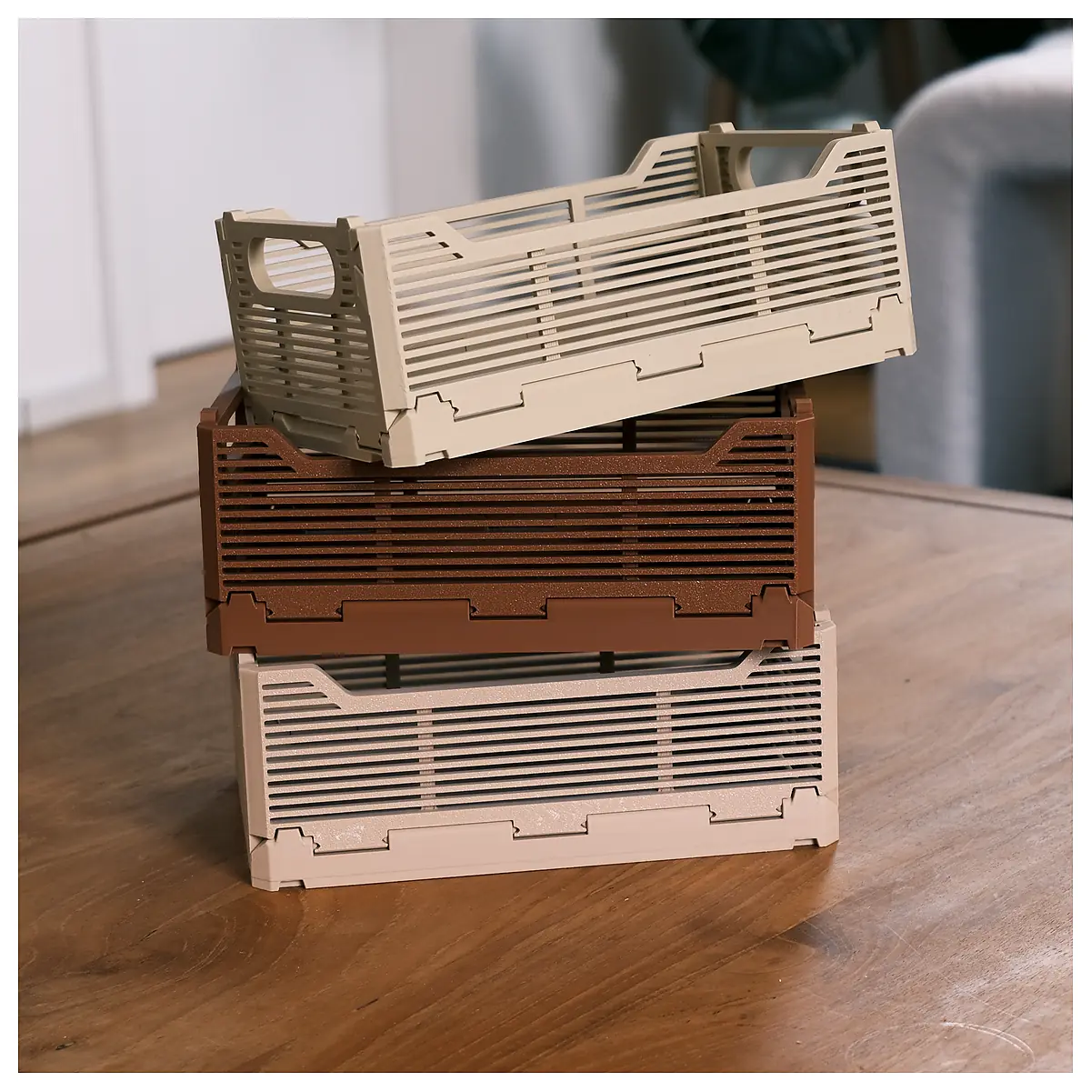 Foldable Crate Storage Transport Mobile Solutions Parts Repair Shipping Box