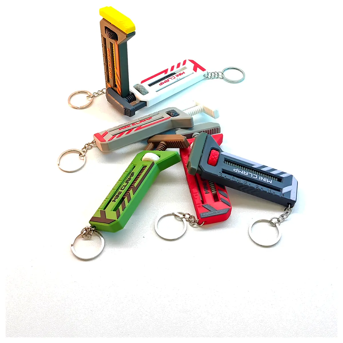 Mini Clamp Keychain Tool Repair Parts Accessories Replacement Clamps Fixing Tools