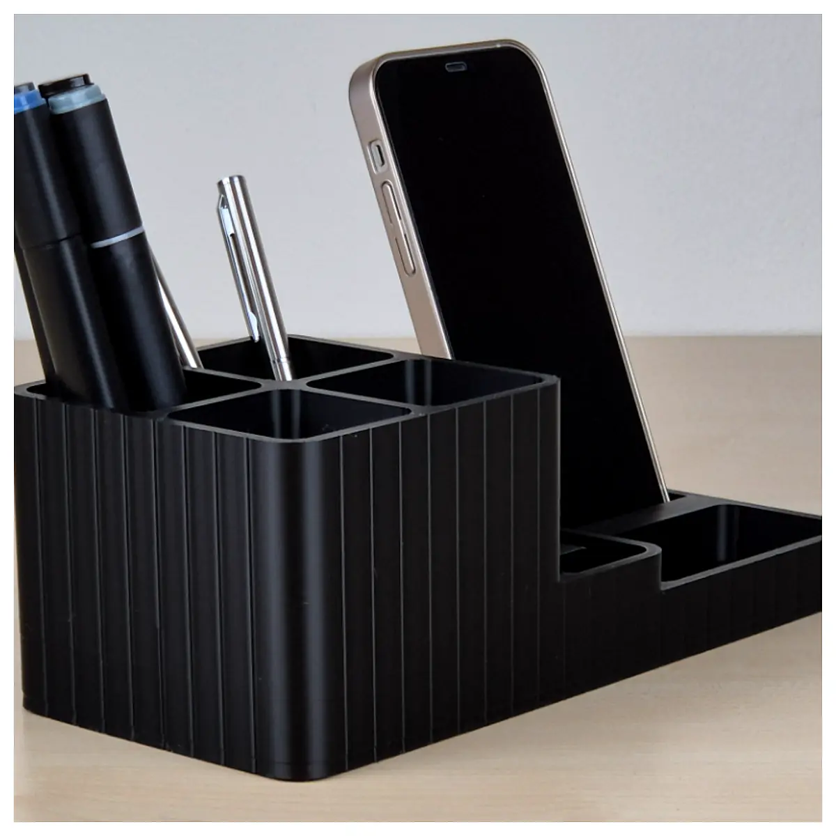 Desk Organizer Phone Stand Multi Function Storage Shelf Desk Accessories Office Organizer Supply Storage