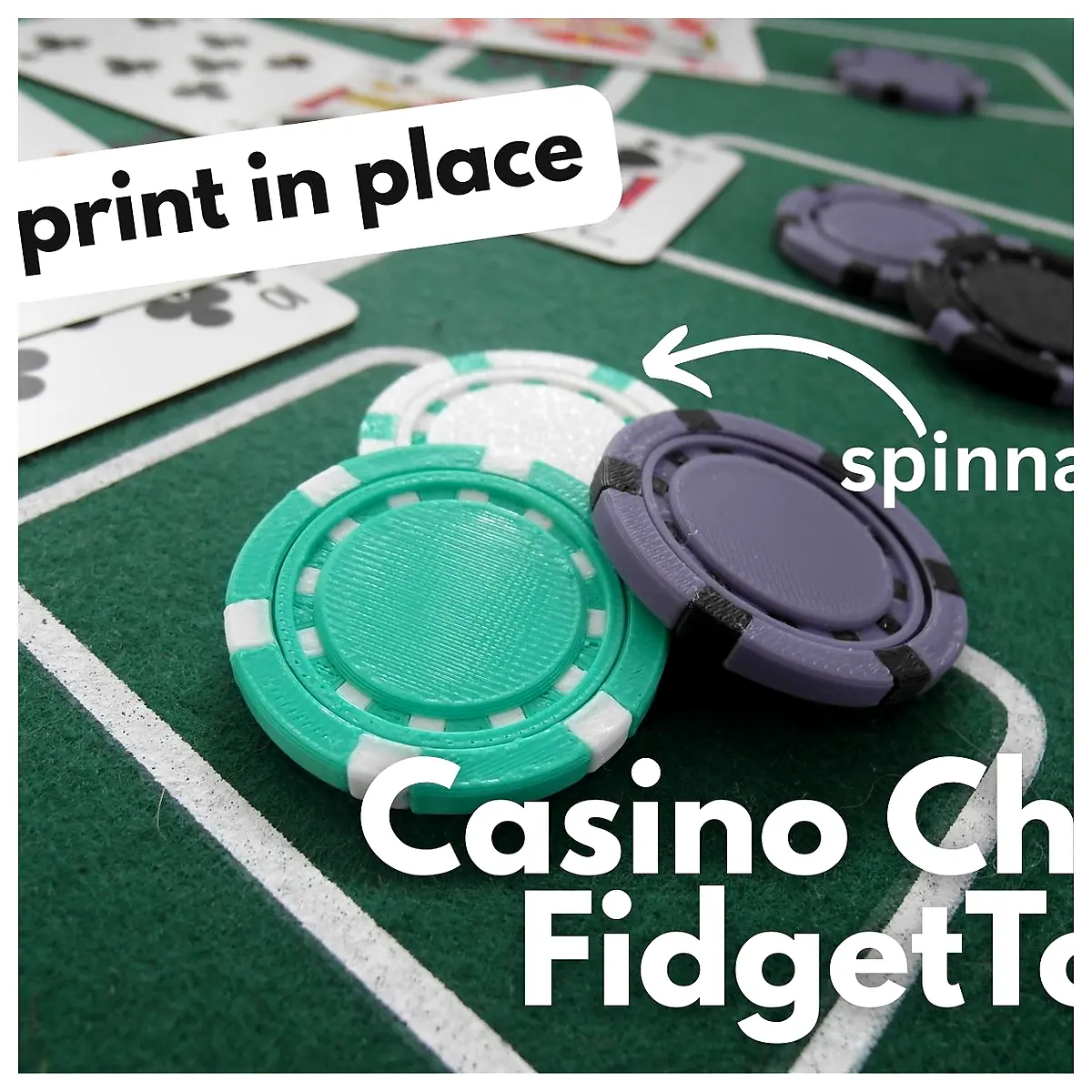 Casino Chips Fidget Toy Stress Relief Bulk Buy Sensory Toy Desk Toy Puzzle Game