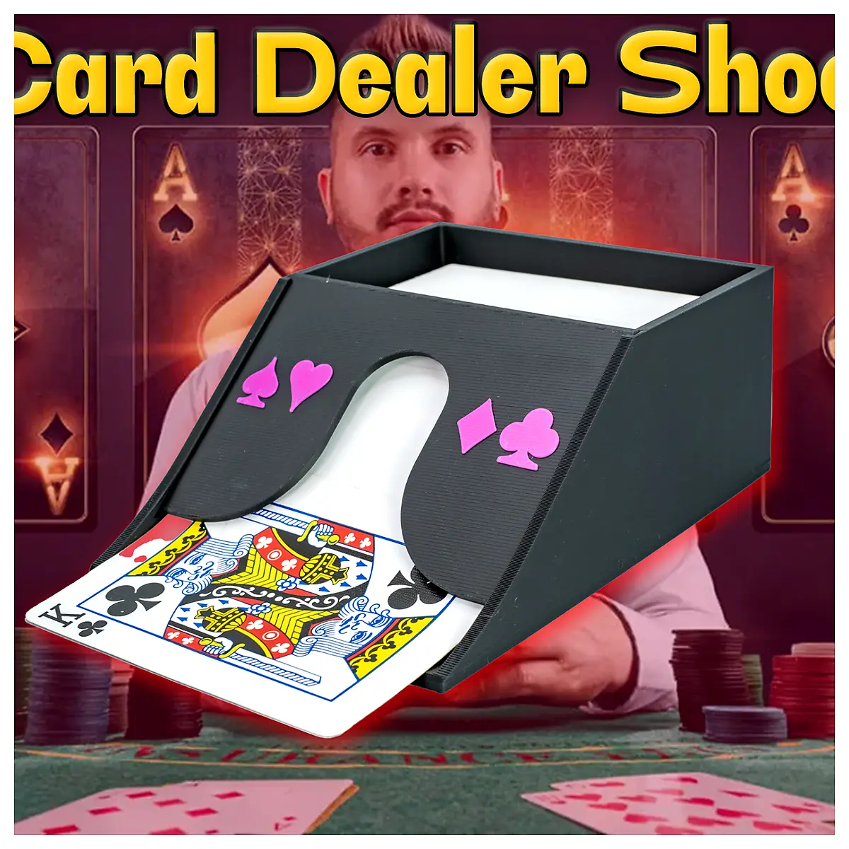 Card Shoe Universal Dealer Shoe Card Case Game Accessories Repair Parts