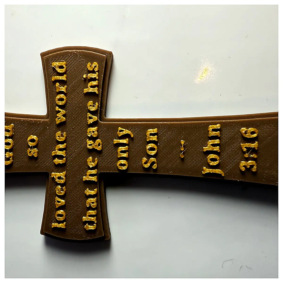 Easter Cross Decoration Religious Figurine Jesus Christ Gift Festival Ornament Easter Cross Decor Religious Art