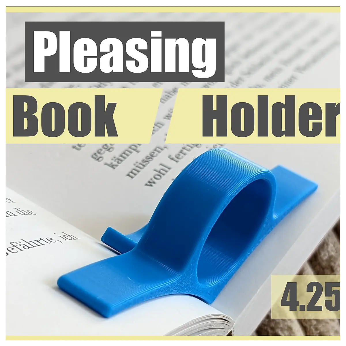 Page Holder Thumb Rest Elegant Book Holder Bookmark Reading Support Page Turner Accessories