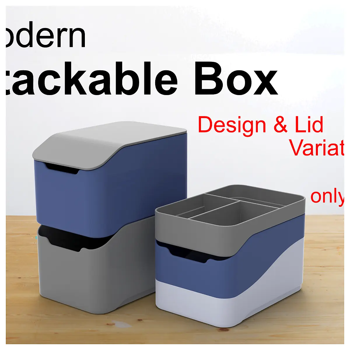 Stackable Box Alternatives Eco Friendly Disassemble Easy Storage Boxes No Parts Repair