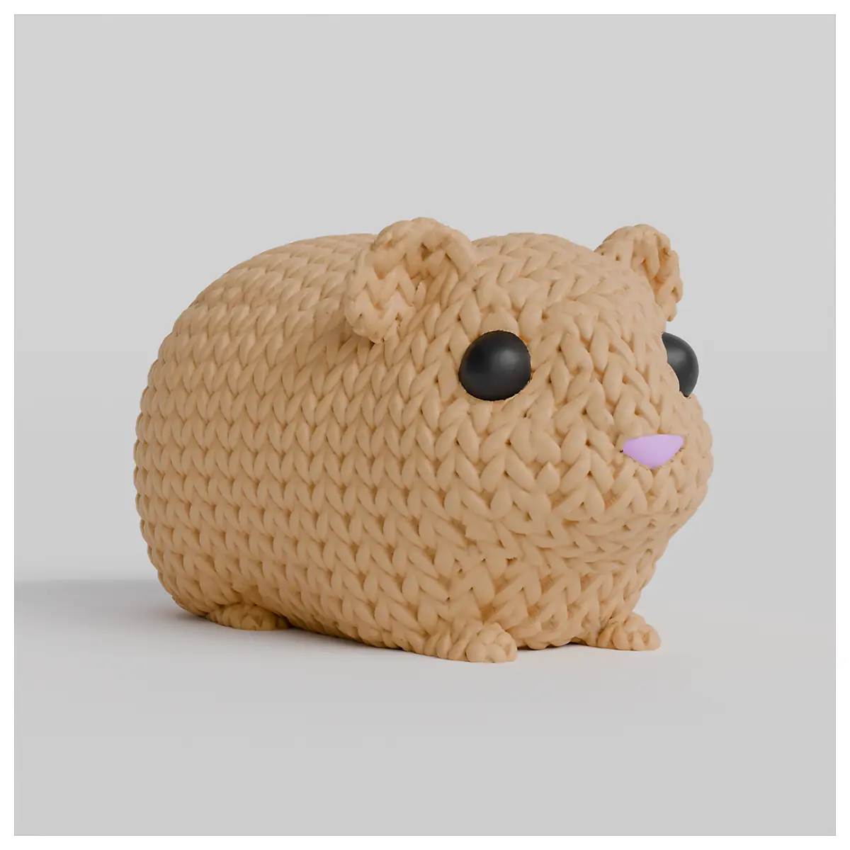 Plush Guinea Pig Knitting Stuffed Animal Pet Toy Replacement Parts Cute