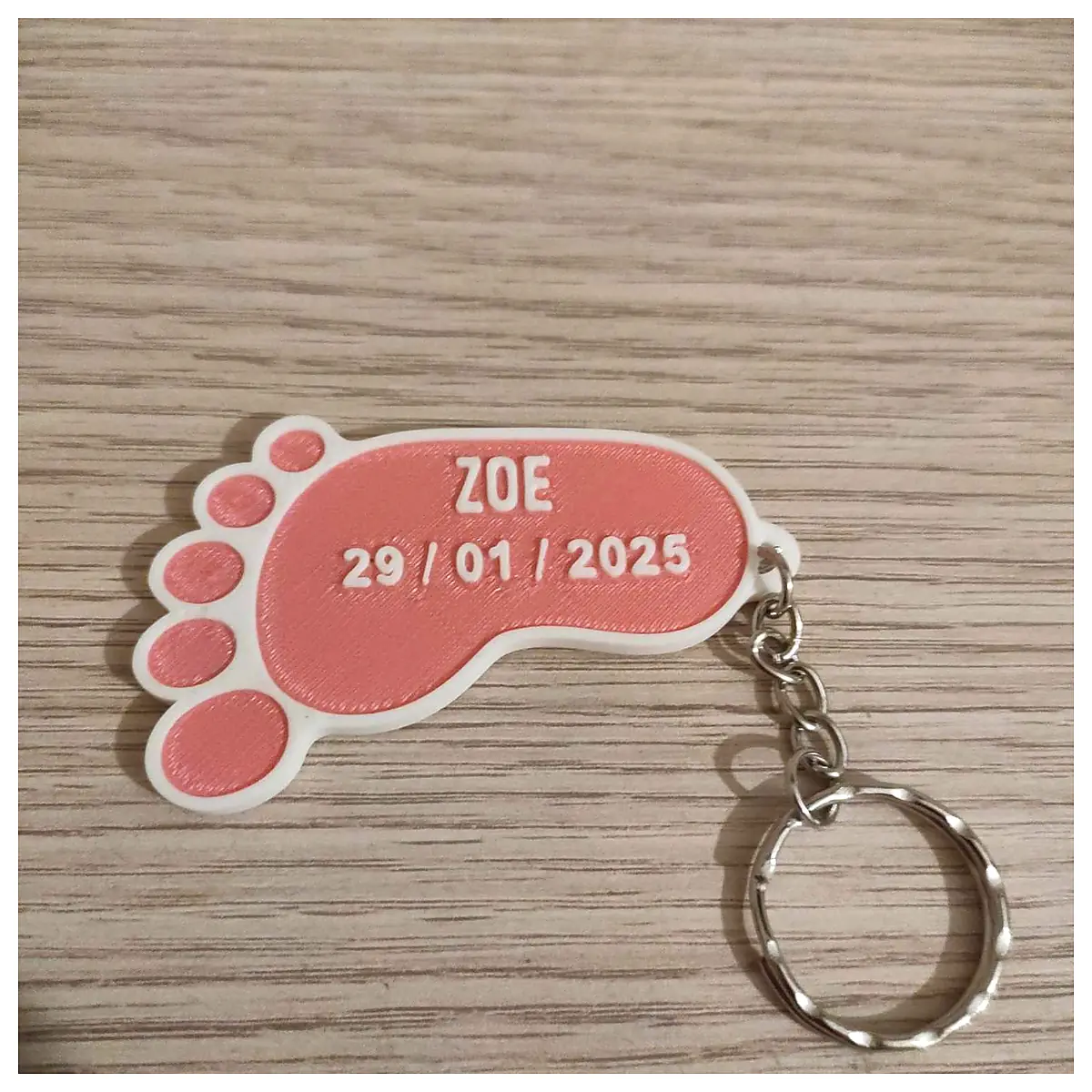 Baby Foot Keychain Gift Christening Ceremony Infant Toys Foot Care Baby Foot Health