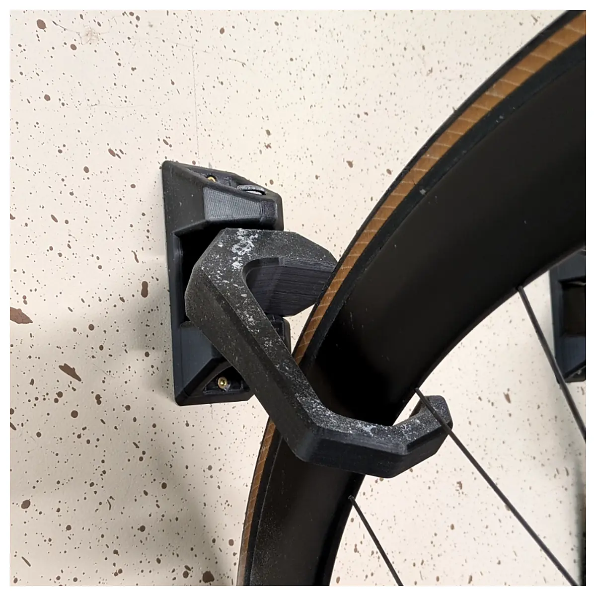 Bike Wall Hook Rotatable Printable Template Cycling Accessory Indoor Storage Bike Hanger Repair Parts