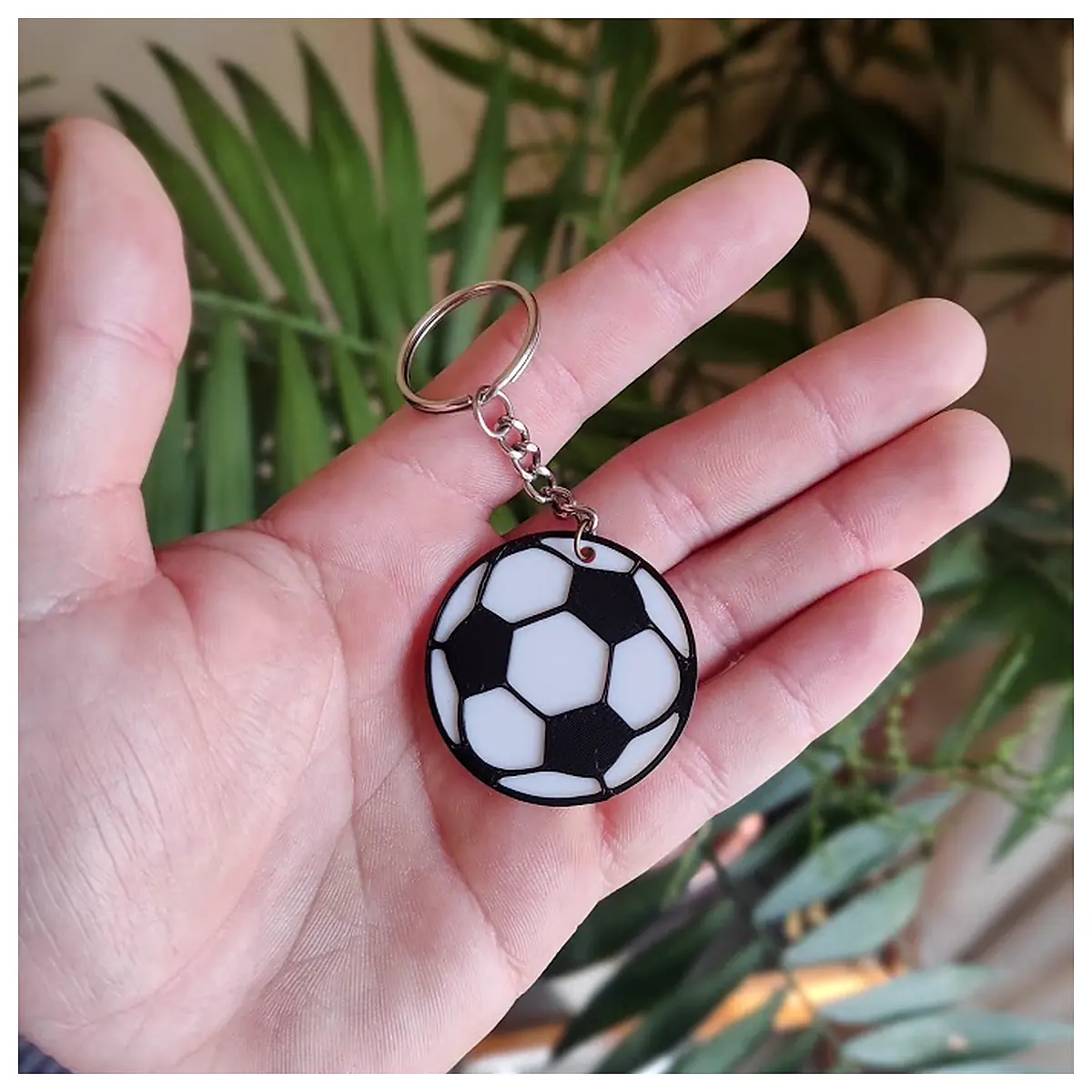 Soccer Ball Keychain Relief Stress Toy Sports Gift Keychain Soccer Accessories Decoration