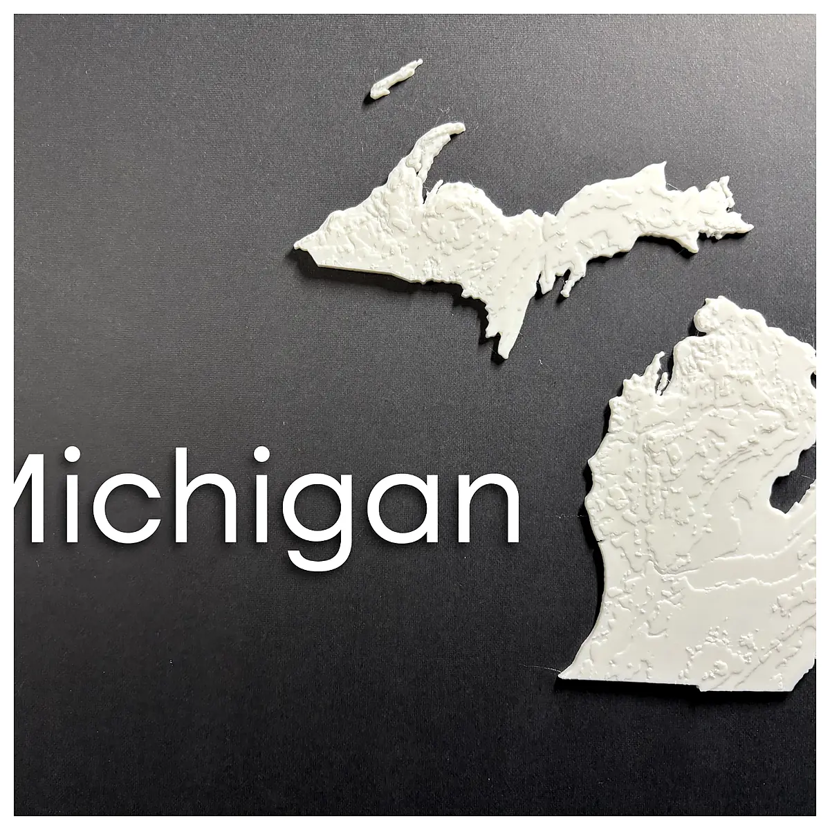 Michigan Terrain Exploration Hiking Adventure Outdoor Maps Landforms Topography