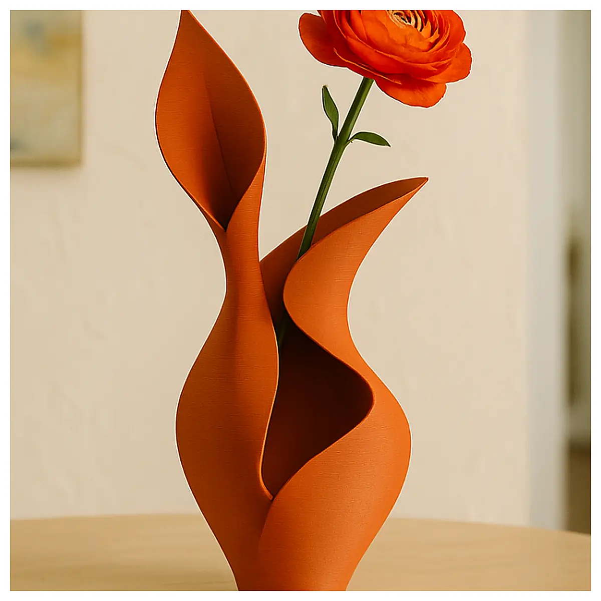 Abstract Art Vase Eye Catching Decor Piece Modern Home Accent Art Sculpture Decorative Gift Interior Design