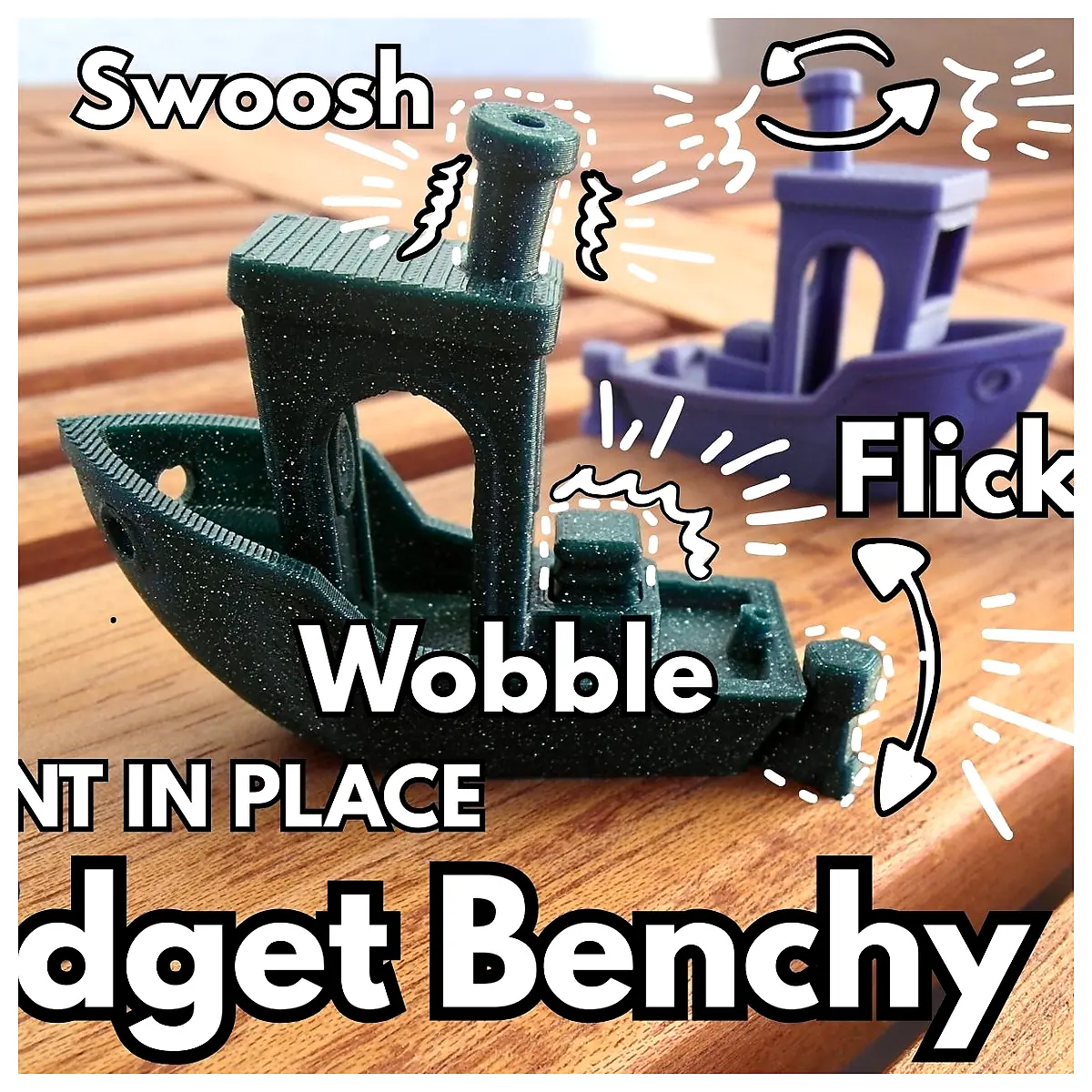Fidget Bench Anti Stress Tool Focus Aid Desk Toy Quiet Support Sensory Relief Anxiety Relief