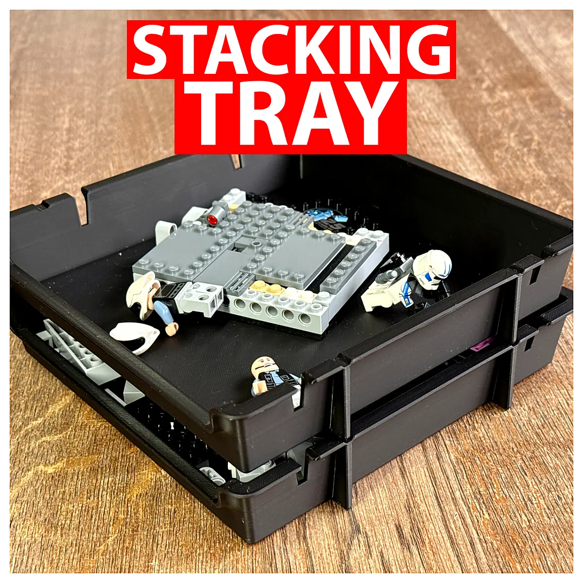 Universal Parts Tray Organizer Stackable Storage Automotive Parts Repair Tooling Accessories