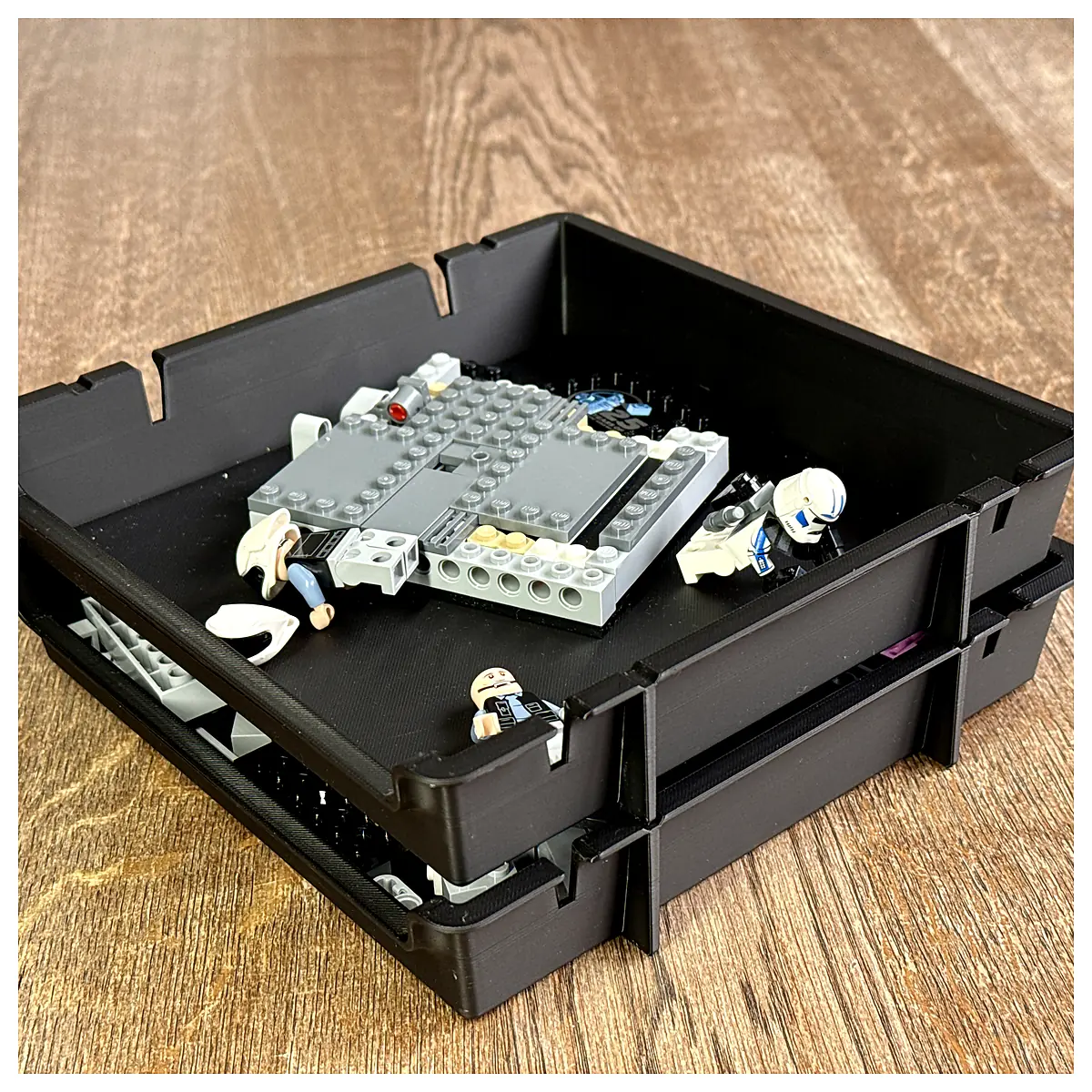 Universal Parts Tray Organizer Stackable Storage Automotive Parts Repair Tooling Accessories