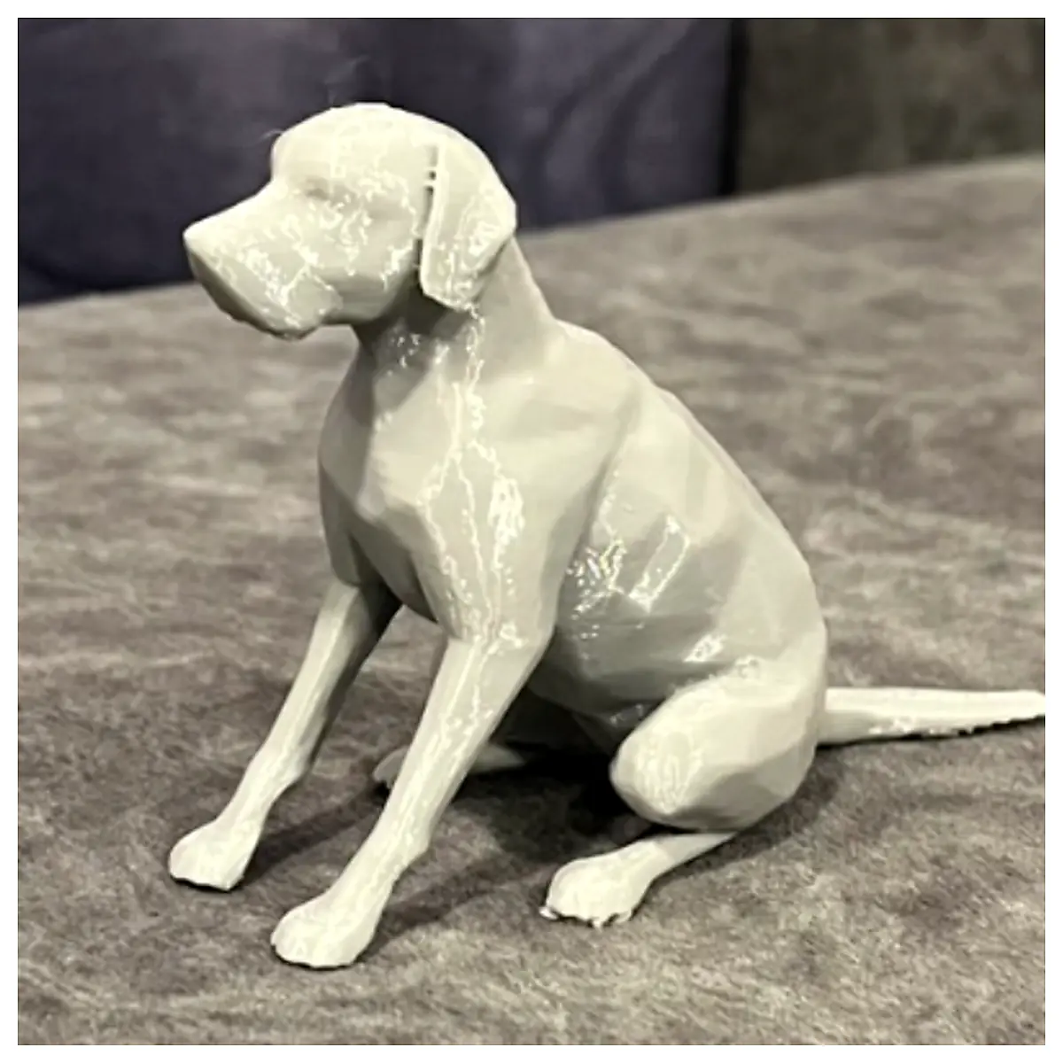 Dog Sitting Pose Labrador Low Poly Model Toy Pet Accessories Dog Supplies