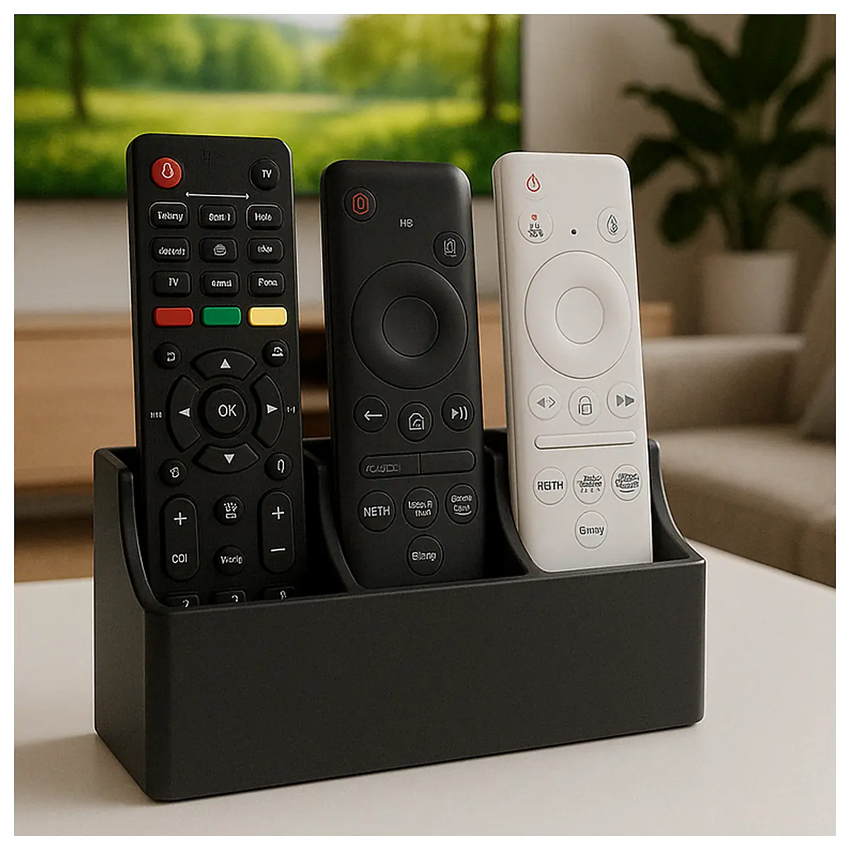 Remote Control Holder Organizer Car TV Storage Case Universal Accessory Repair Parts