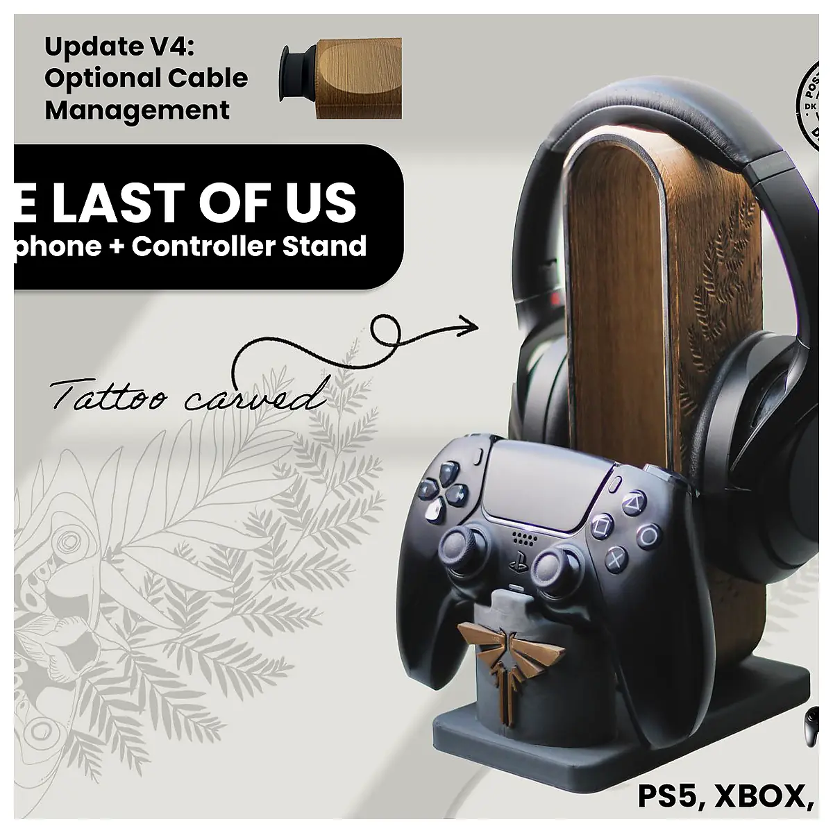 Headphone Stand Game Controller Holder Accessory Gaming Gear Protection Phone Stand Audio Accessories Compatibility