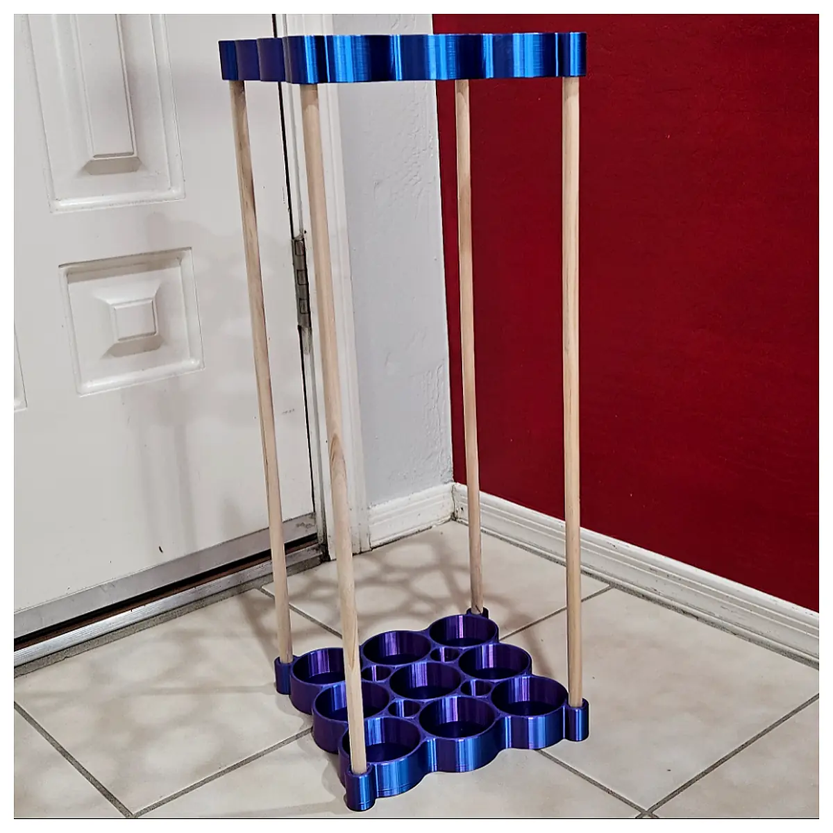 Gift Paper Roll Holder 3x3 Cardboard Support Wrapping Paper Stand Gift Box Stabilizer Paper Roll Organizer
