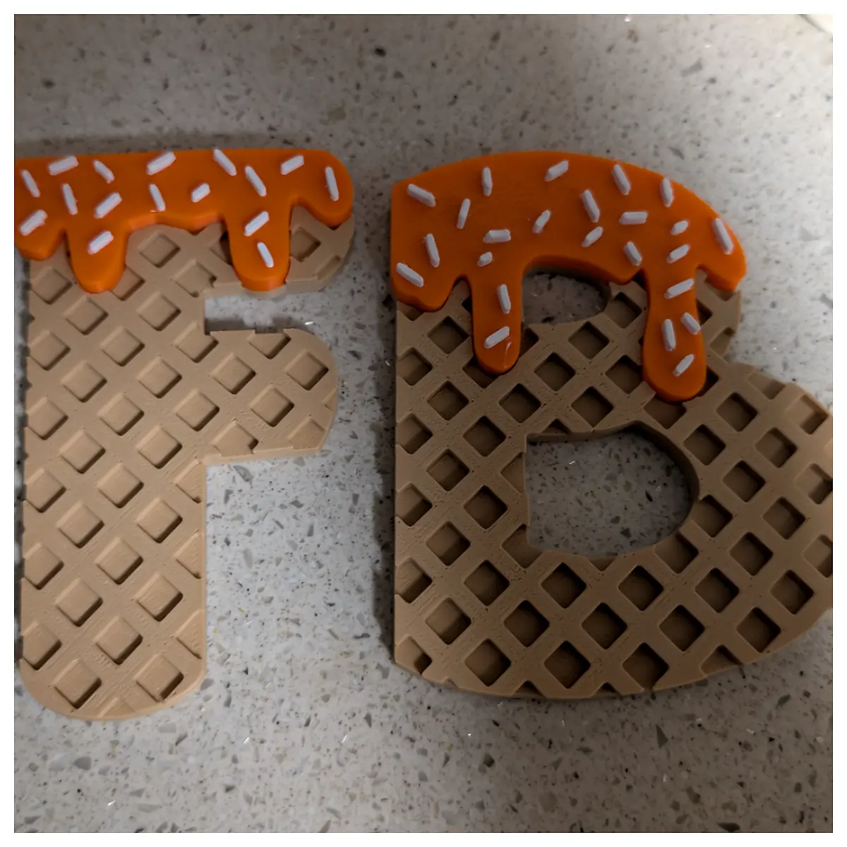 Ice Cream Drip Letters A Z DIY Letter Decor Alphabet Charms Letter Parts Ice Cream Letter Supplies Letter Accessories
