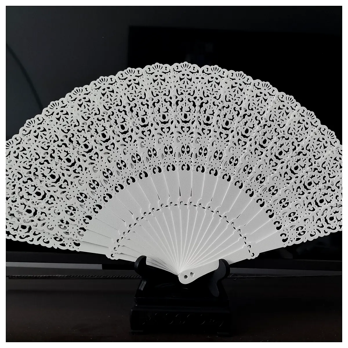 Folding Fan Cooling Portable Space Saving No Supports Fan Parts Accessories Collapsible Manual