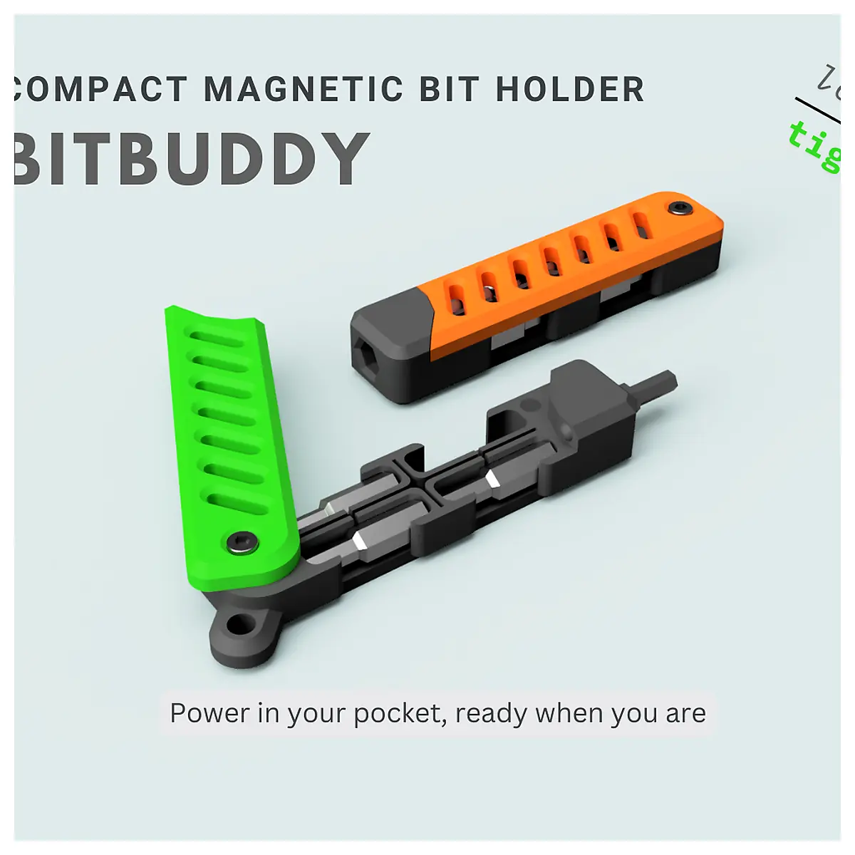 Magnetic Bit Holder EDC Tool Compact Drill Bit Organizer Drill Accessories Bit Set Precision Tool