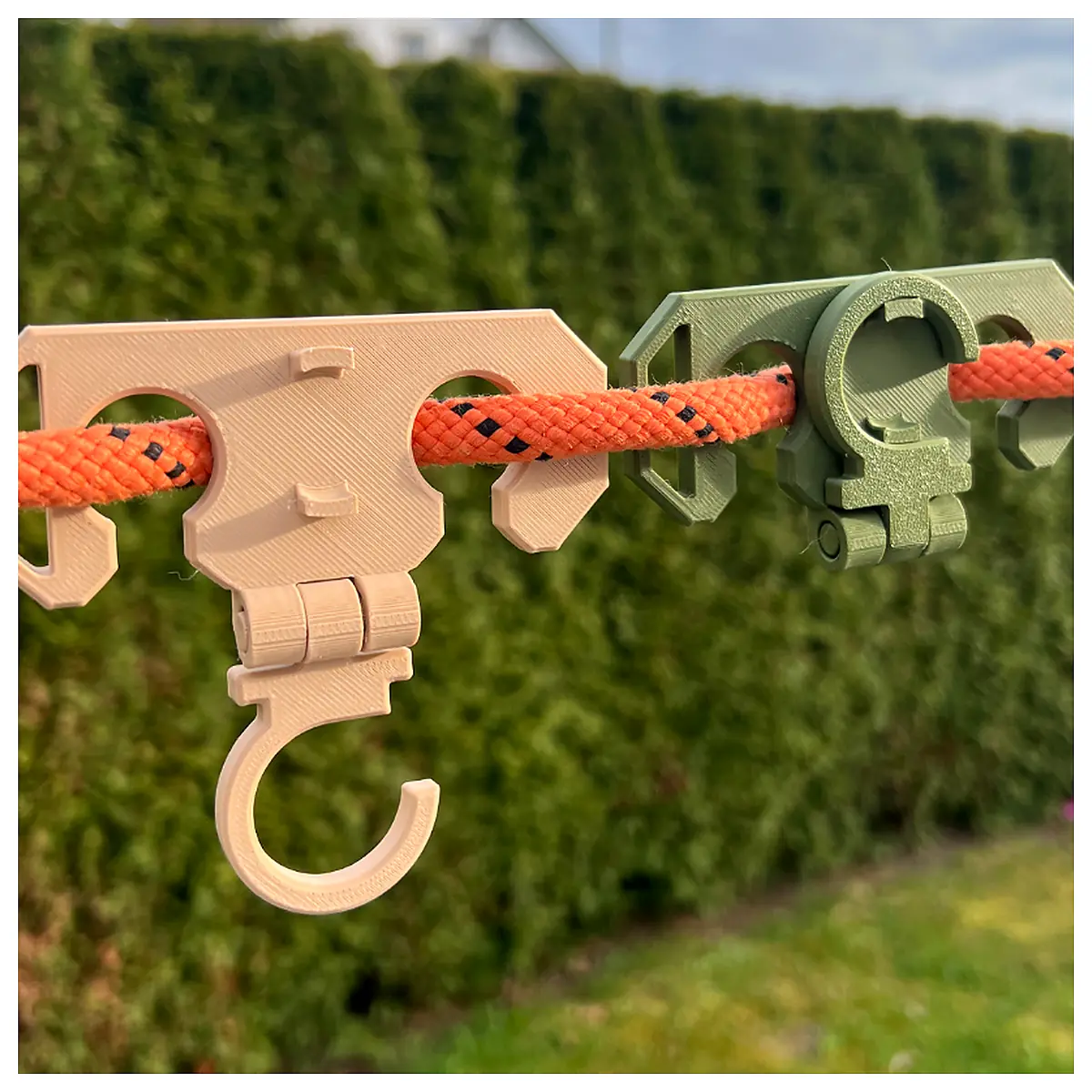 Foldable Rope Hook Print No Support Rope Hooks Parts Repair Rope Accessories Hanging Systems