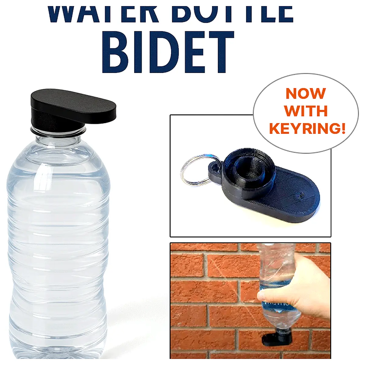 Water Bottle Bidet Sprayer Head Cleaning Kit Portable Water Bottle Wash Bottle Hygiene System Replacement Parts