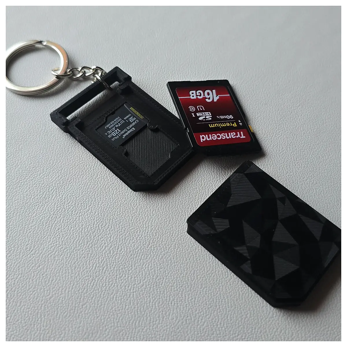 SD Card Holder Key Phone Card Slot Stand SIM Card Case Keyring Accessory Mobile Phone Holder Phone Accessories
