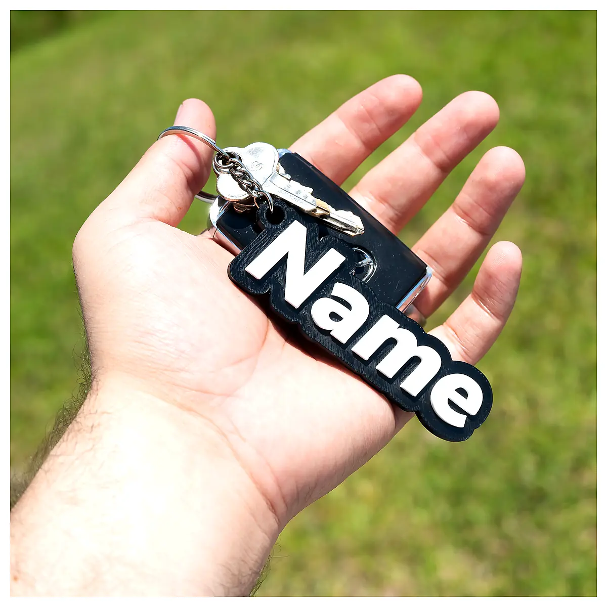 Personalized Name Keychain Creator Engrave Custom Keepsake Memorial Gift Anniversary Present Unique Gift Memorial Day