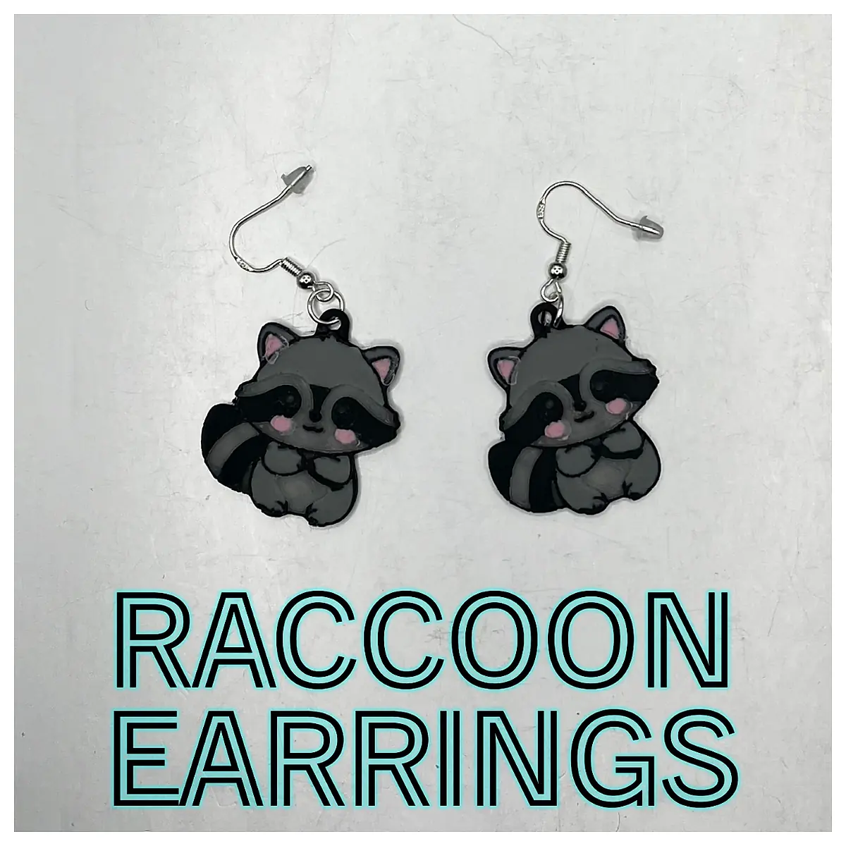 Raccoon Earrings ful Animal Earrings Universal Decoration Party Accessories Festive Jewelry