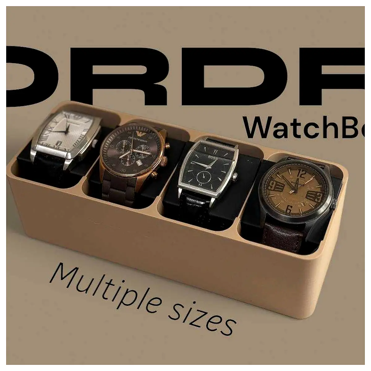 Watch Box Storage Universal Timepiece Organizer Parts Repair Accessories Protection Case