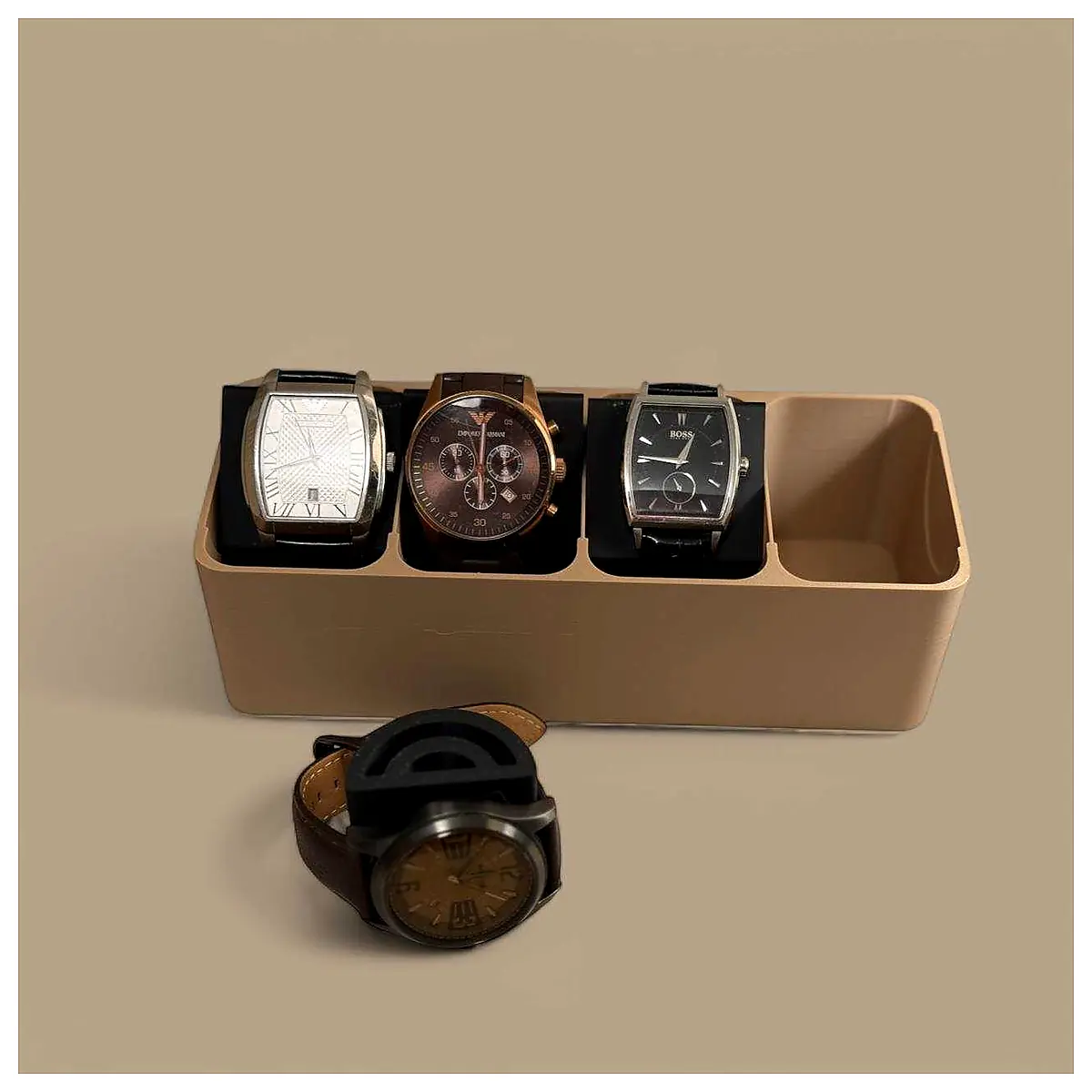Watch Box Storage Universal Timepiece Organizer Parts Repair Accessories Protection Case