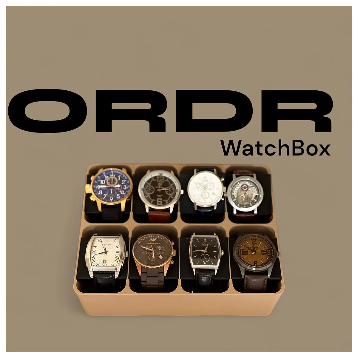 Watch Box Storage Universal Timepiece Organizer Parts Repair Accessories Protection Case