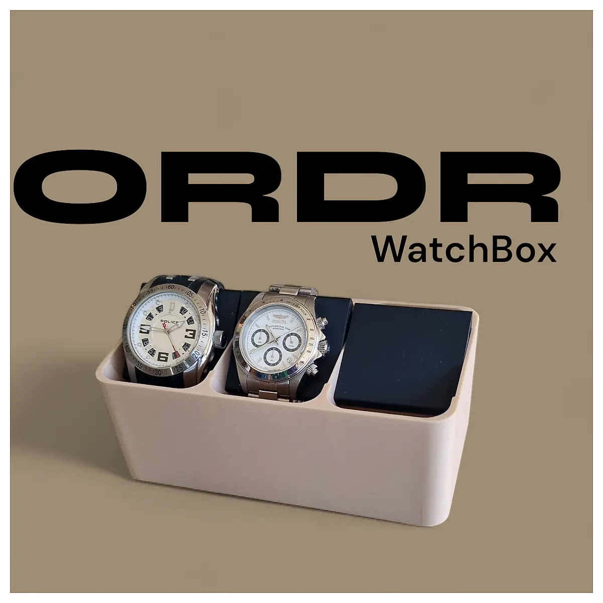 Watch Box Storage Universal Timepiece Organizer Parts Repair Accessories Protection Case