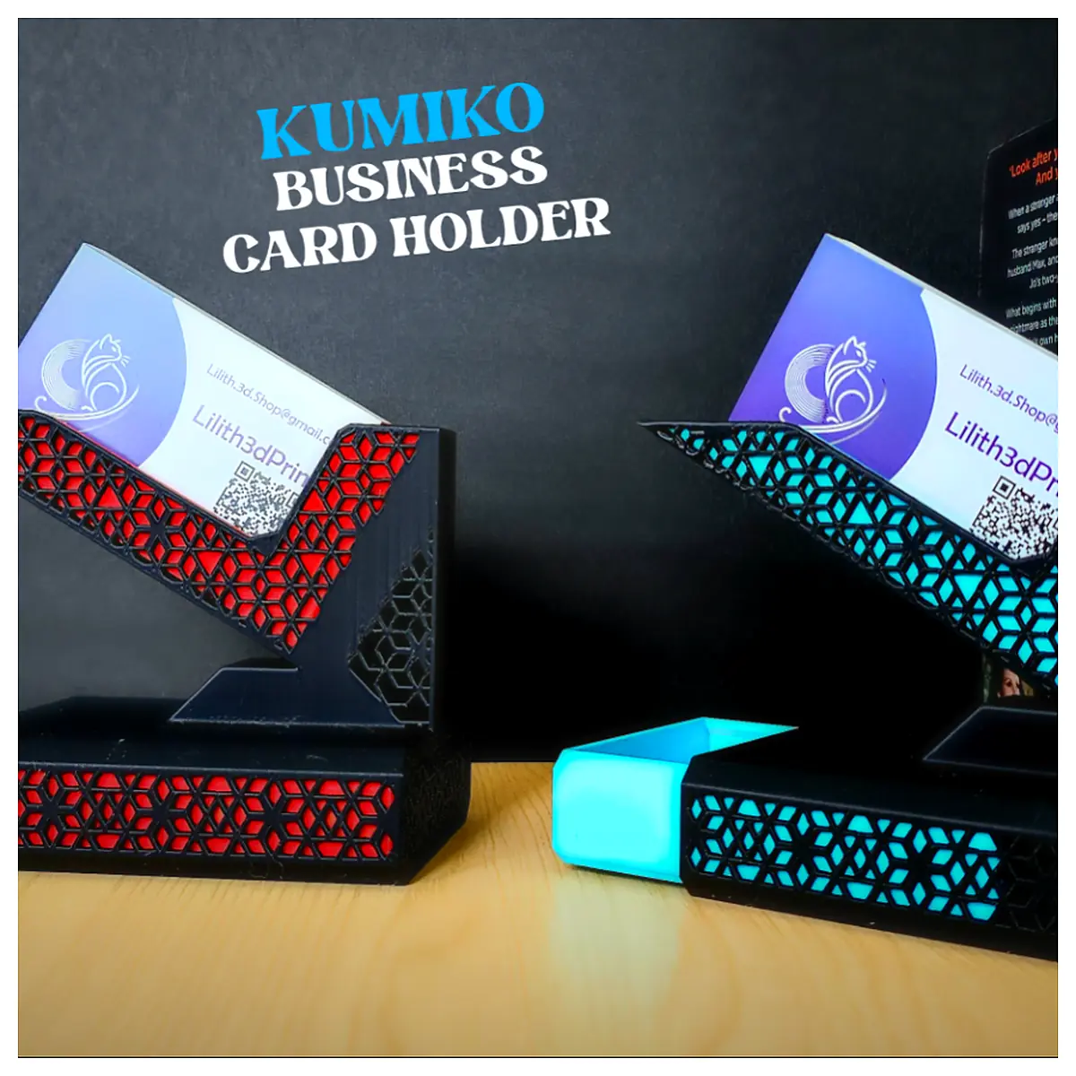 Business Card Holder Minimalist Modern Creative Office Gift Stand Holder Wholesale Retail