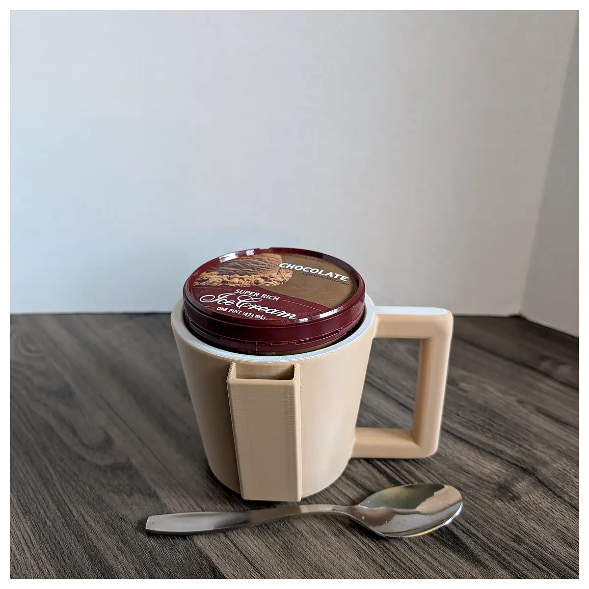 Ice Cream Holder Pint Container Dessert Serving Ice Cream Holder Pint Container Ice Cream Storage