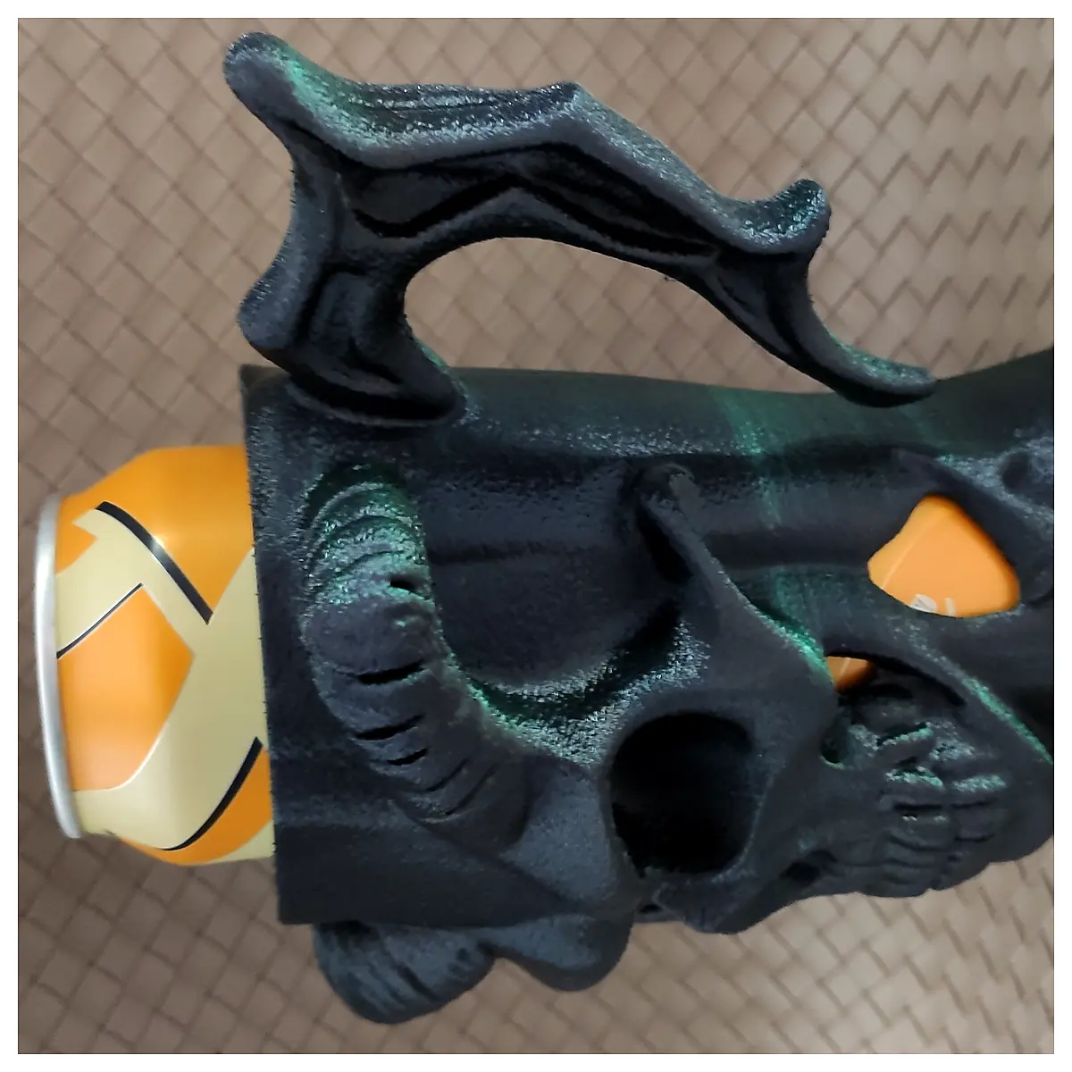 Longhorn Skull Can Holder 5L Universal Demon Skull Decor Parts Repair