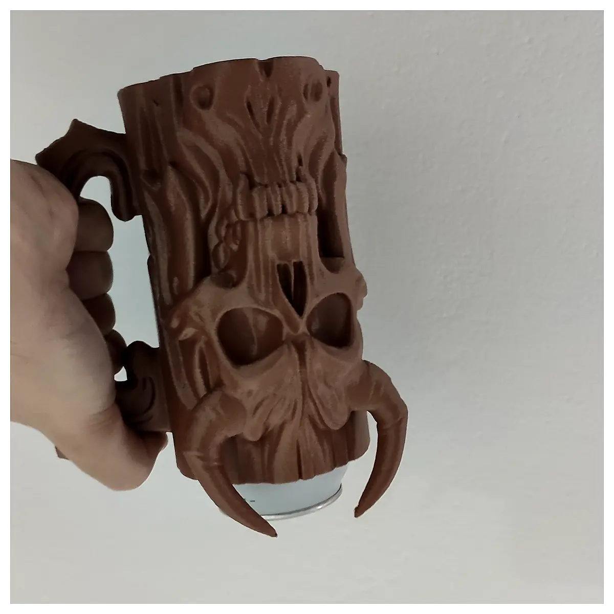 Tree Demon Skull Beer Holder 05L033L Unique Decor Skull Mug Beer Tanker Tree Spirit Collectible
