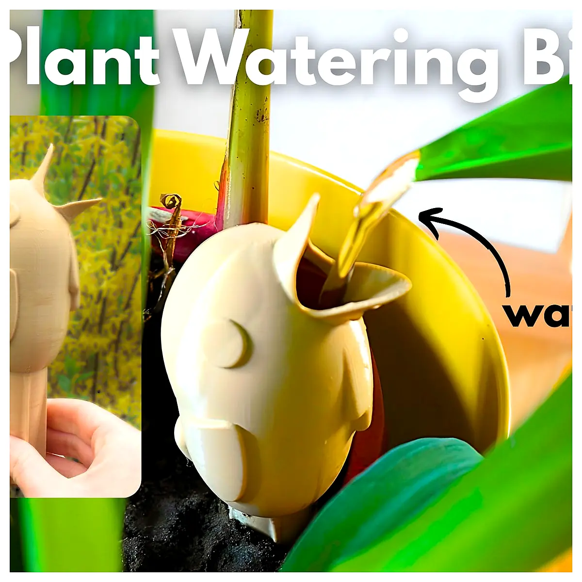 Self Watering Bird Helper Automatic Watering System Bird Waterer Plant Hydration Universal Drip Irrigation