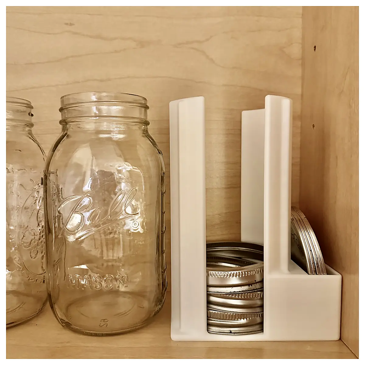 Mason Jar Lid Organizer Storage Container Kitchen Accessories Seal Lid Organizer Jar Parts Universal