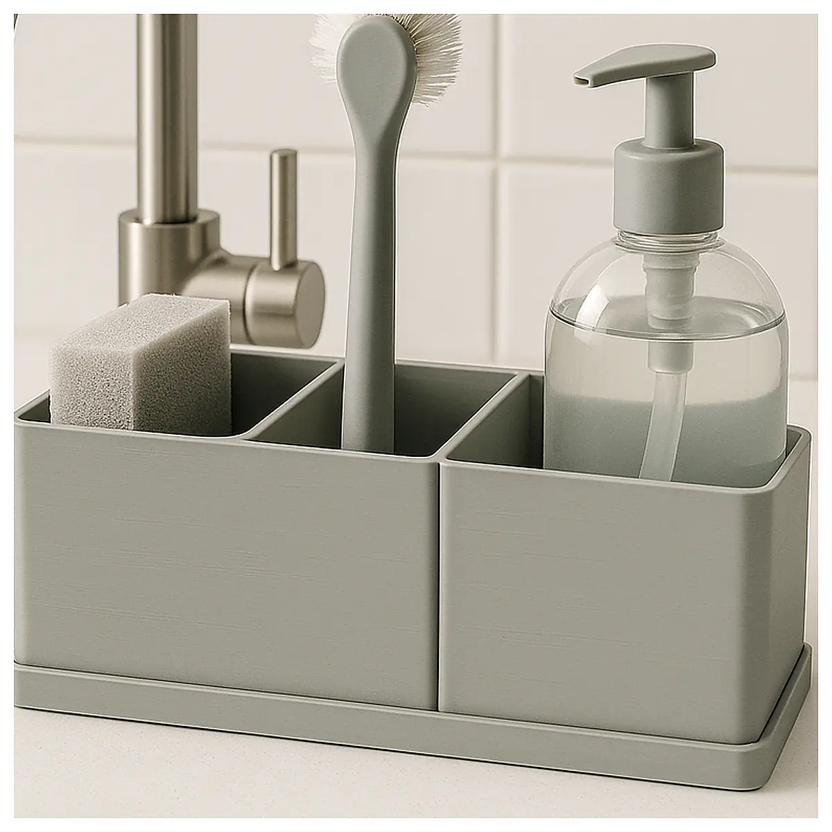 Rectangular Sink Caddy Drain Holes Universal Sink Stand Bath Storage Shelf Kitchen Organizer Practical