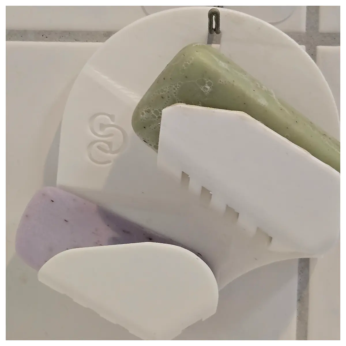 Soap Holder 2 Bar Soap Dish Bathroom Soap Rack Soap Organizer Automatic Draining Soap Stand